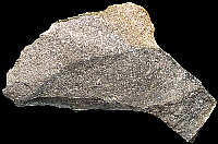 Flake of coarse flint