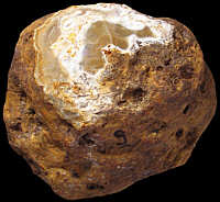 Heavily rolled nodule of CN4a flint