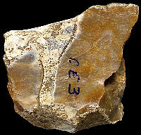 Weathered piece of CE3 flint