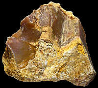 Fractured Late Cretaceous flint