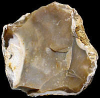 Freshly split piece of CN2b flint