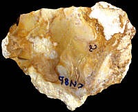 Flake with thick cortex