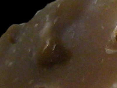 Close-up of fine CN5 flint