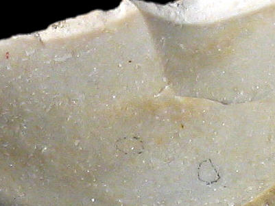 Detail of opaque CN6 flint