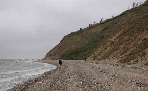 View of Odby klint from the South