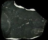 Slightly cloudy flint