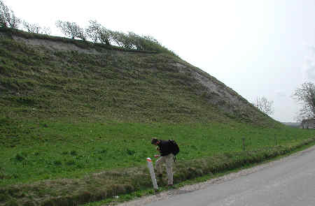 Former coastline at Kløv Kær