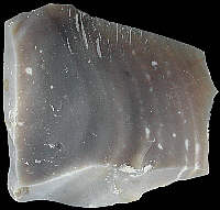 Faintly banded flint