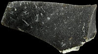 Glassy dark flint