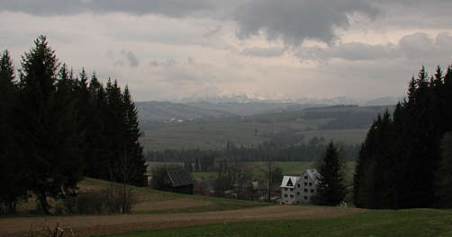 View towards the Carpathians